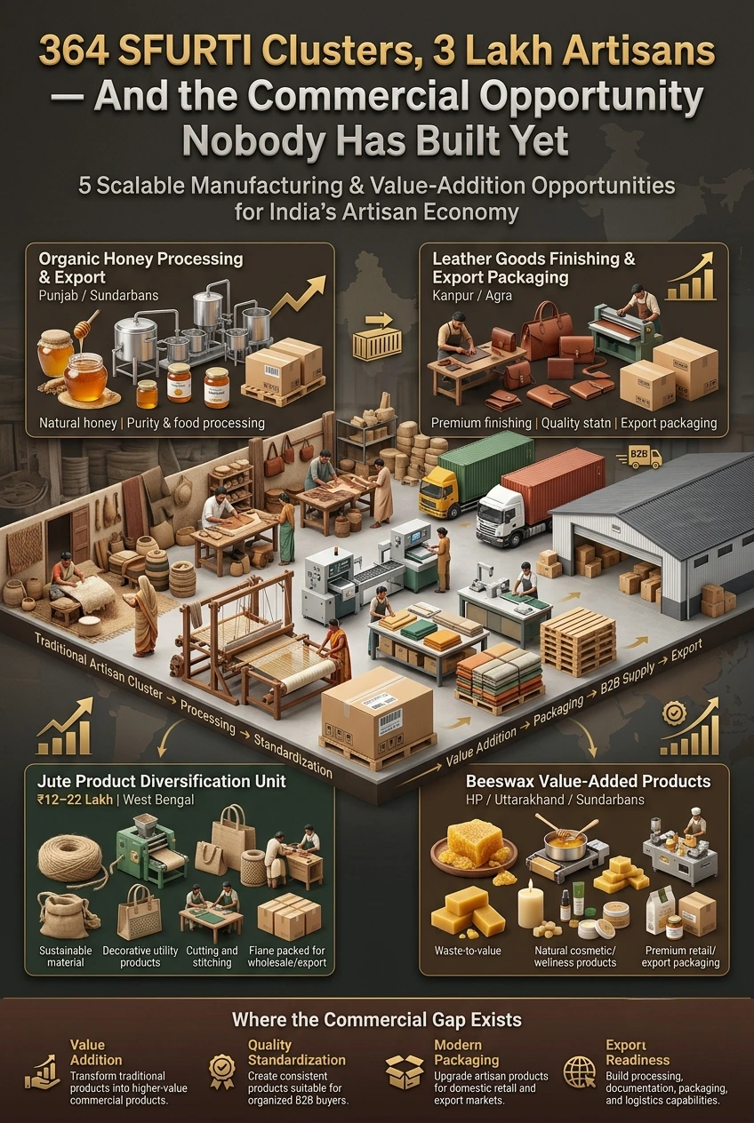 SFURTI cluster business opportunities for traditional artisans in India