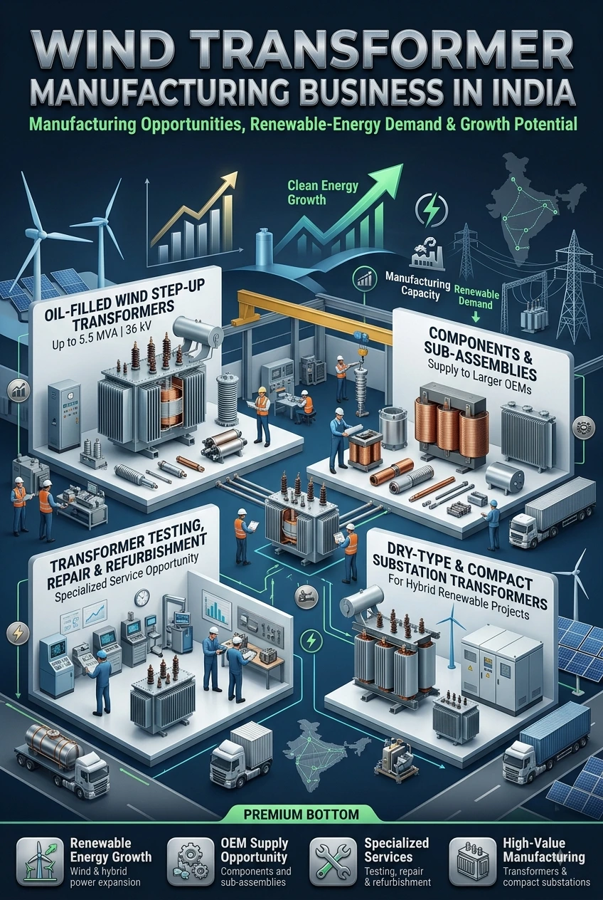 Wind transformer manufacturing business in India