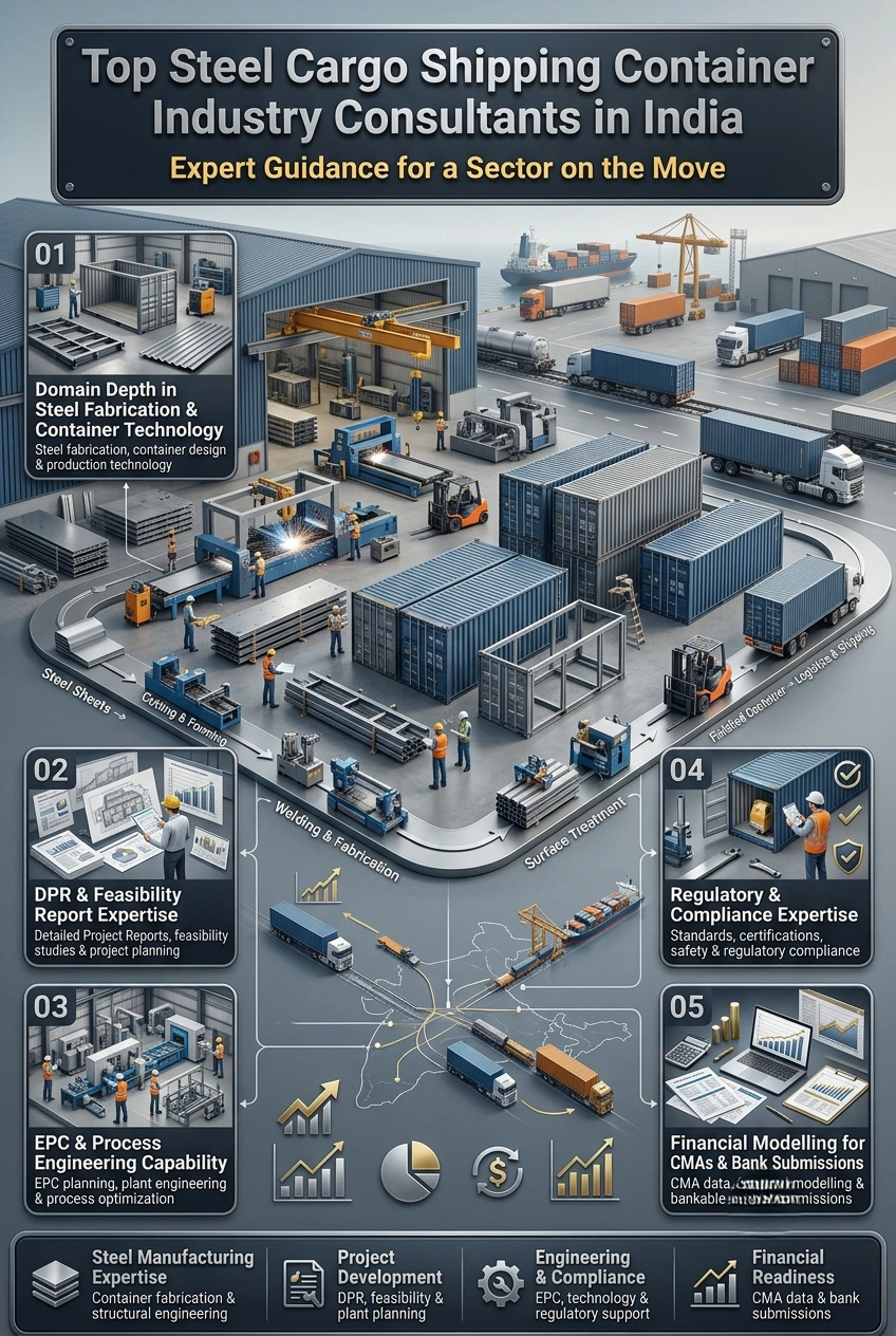 Steel container industry consultants in India