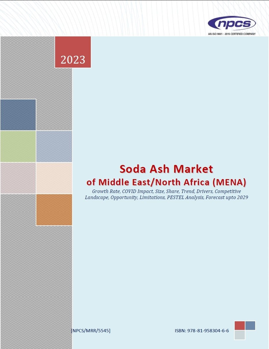 Soda Ash Market of Middle East and North Africa (MENA) Growth Rate, COVID Impact, Size, Share, Trend, Drivers, Competitive Landscape, Opportunity, Limitations, PESTEL Analysis, Forecast upto 20