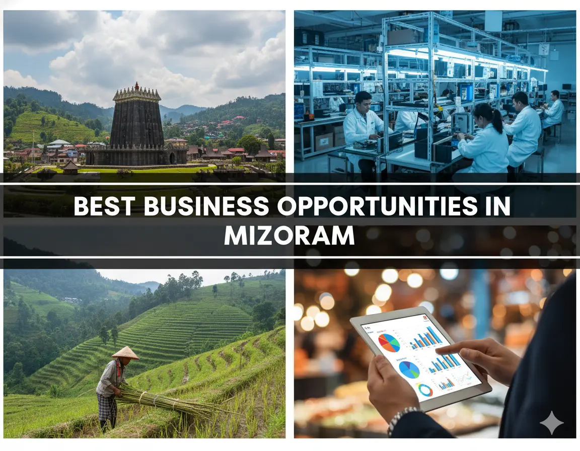 Best Business Opportunities in Mizoram- Identification and Selection of right Project, Thrust areas for Investment, Industry Startup and Entrepreneurship Projects 