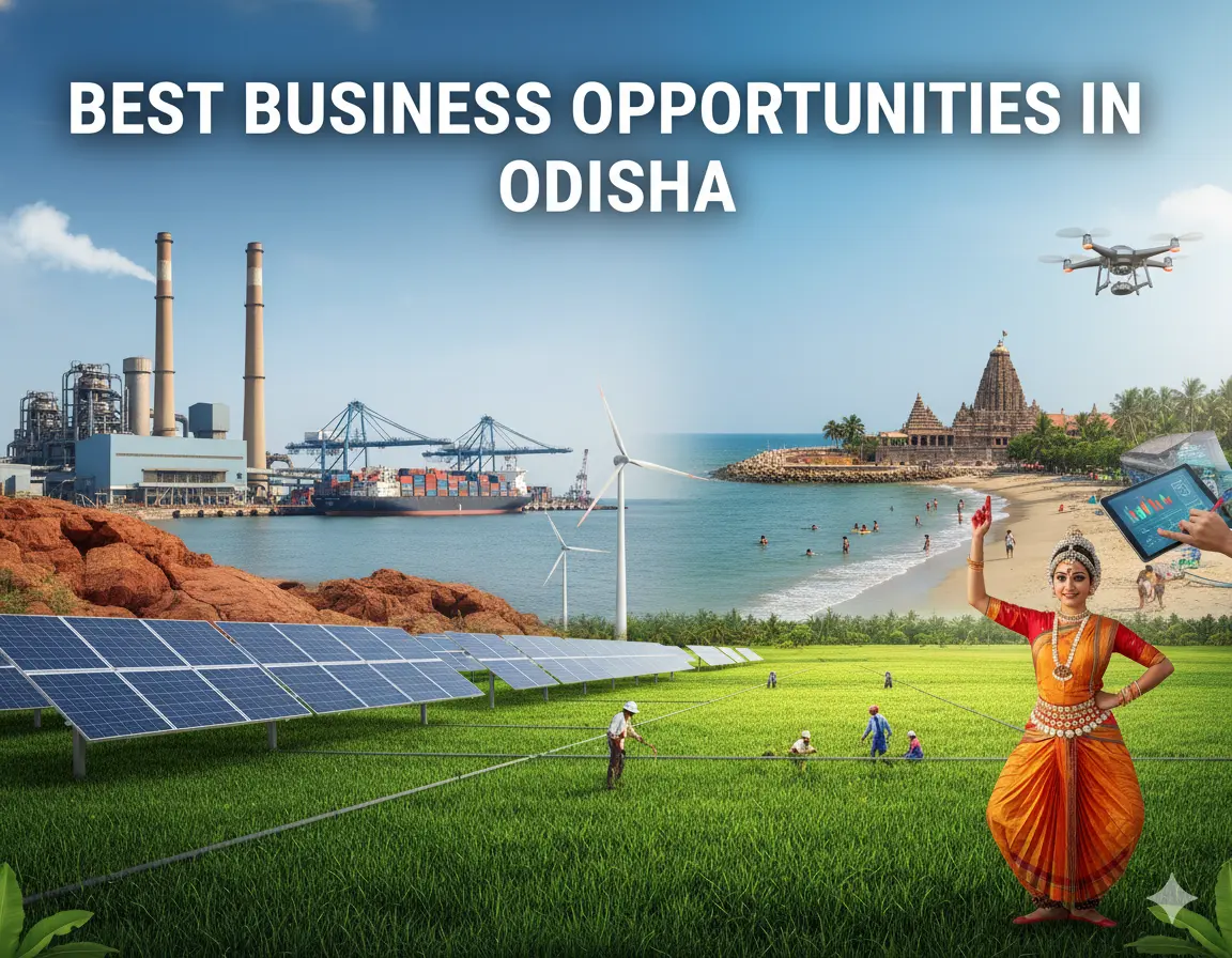 Best Business Opportunities in Odisha (Orissa)- Identification and Selection of right Project, Thrust areas for Investment, Industry Startup and Entrepreneurship Projects 
