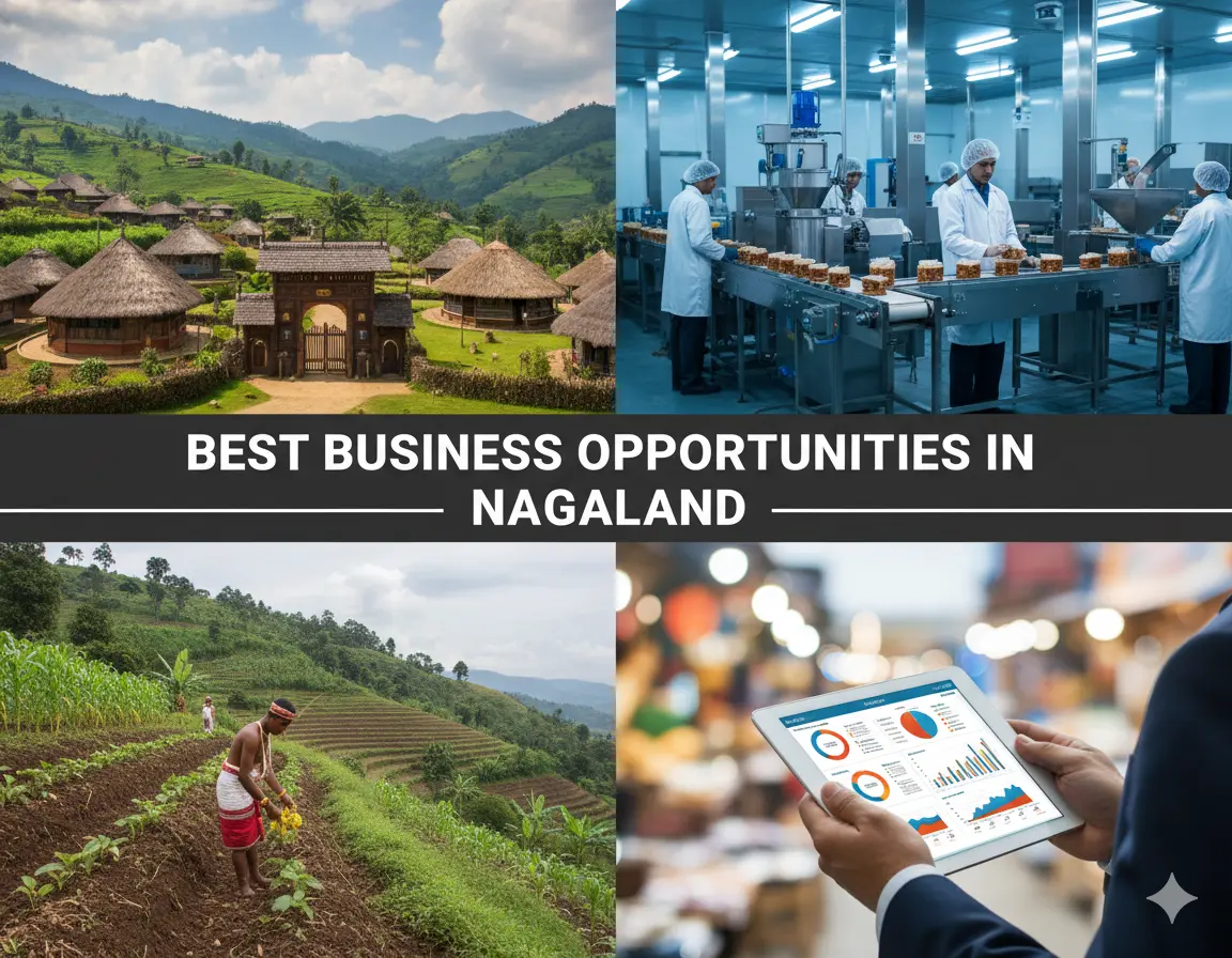Best Business Opportunities in Nagaland - Identification and Selection of right Project, Thrust areas for Investment, Industry Startup and Entrepreneurship Projects 