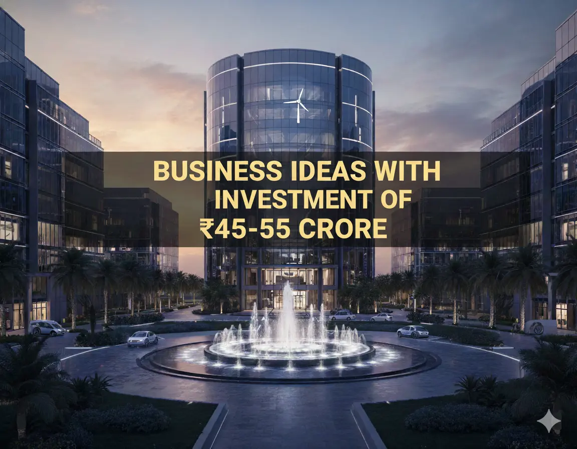 Business Ideas with Investment of 45 Crore to 55 Crores (Plant and Machinery): Selected Project Profiles for Entrepreneurs, Startups between 450 million to 550 million