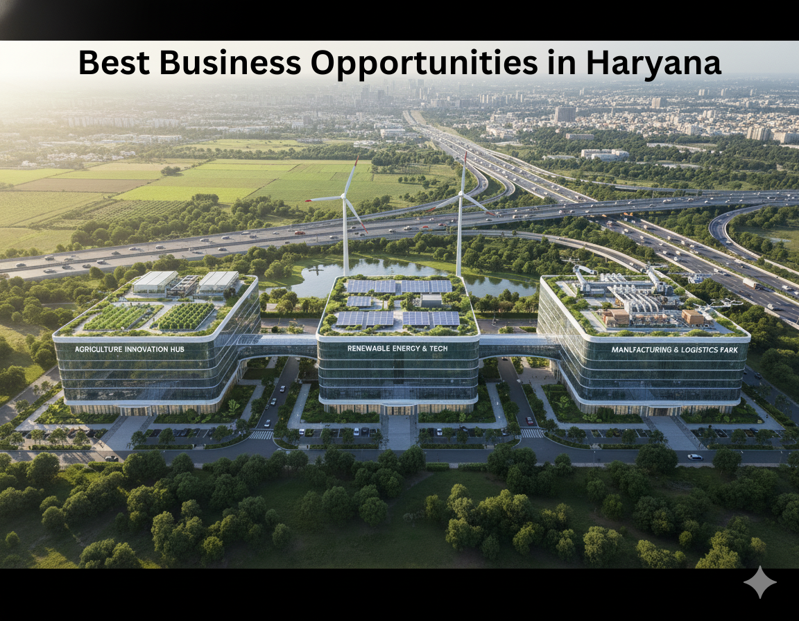 Best Business Opportunities in Haryana - Identification and Selection of right Project, Thrust areas for Investment, Industry Startup and Entrepreneurship Projects 