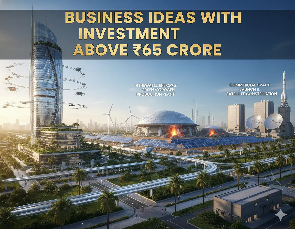 Business Ideas with Investment above 65 Crore (Plant and Machinery): Selected Project Profiles for Entrepreneurs, Startups above 650 million