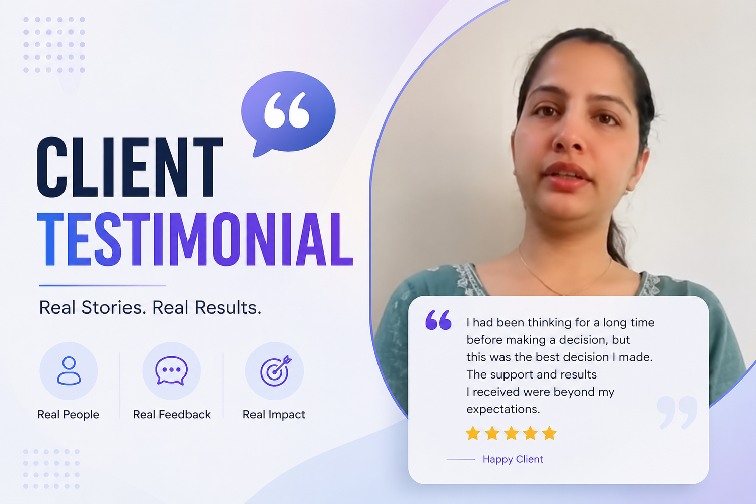 Client Testmonial